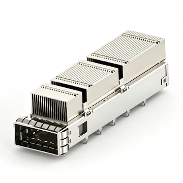 TE 2324193-1 Compatible LINK-PP LP11GC01070 QSFP-DD 1x1 Cage With Heat Sink EMI Spring Finger