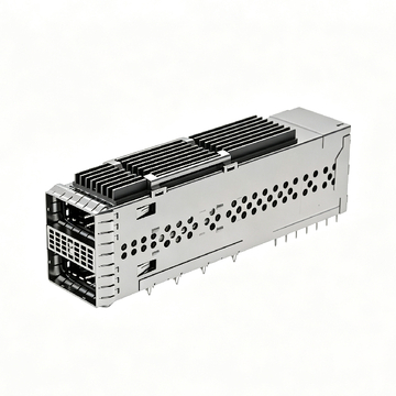 te 2340397-4 compatible link-pp lp21gc010b3 2x1 qsfp-dd cage with heat sink emi spring finger