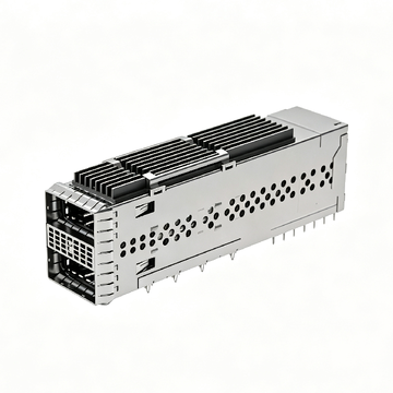 te 2340397-4 compatible link-pp lp21gc010b3 qsfp-dd 2x1 cage with heat sink emi spring finger