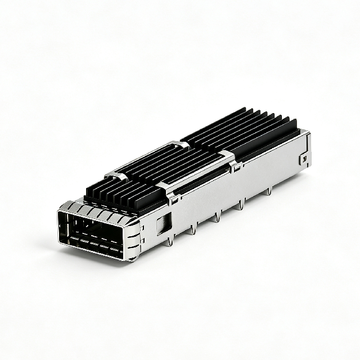 TE 1-2342933-1 Compatible LINK-PP LP11GC01030M QSFP-DD 1x1 Cage With Heat Sink EMI Spring Finger