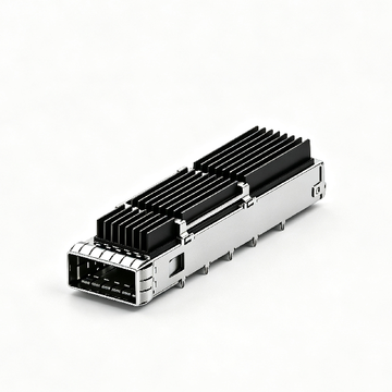 TE 1-2342933-2 Compatible LINK-PP LP11GC01070 QSFP-DD 1x1 Cage With Heat Sink EMI Spring Finger