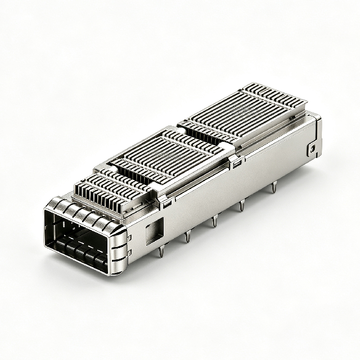 TE 1-2342934-1 Compatible LINK-PP LP11GC01030M QSFP-DD 1x1 Cage With Heat Sink EMI Spring Finger