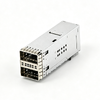 TE 2227669-4 Compatible LINK-PP LP21FC01003S 2x1 QSFP28 Cage&Connector With EMI Spring Finger thumb image 1