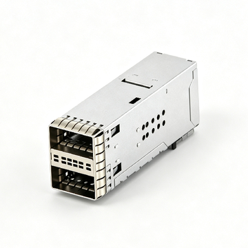 te 2227669-4 compatible link-pp lp21fc01003s 2x1 qsfp28 cage&connector with emi spring finger