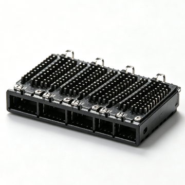 TE 2170023-2 совместимый корпус Link-PP 1x6 QSFP с радиатором SAN в комплекте, световод