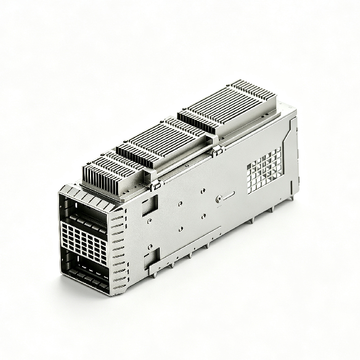 TE 2396990-1 compatible Link-PP 2x1 QSFP112 cage avec dissipateur thermique 112 Go