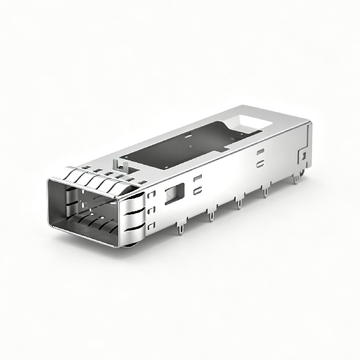 te 2170703-8 compatible link-pp qsfp28 1x1 cage with emi spring through hole press-fit