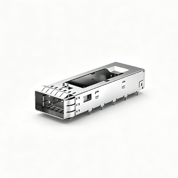 te 2170703-3 compatible link-pp qsfp28 1x1 cage with emi spring through hole press-fit