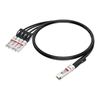 FS QSFP-100G-4SPC02 Compatible LINK-PP 2m (7ft) 100G QSFP28 to 4x 25G SFP28 Direct Attach Breakout Copper Cable thumb image 1