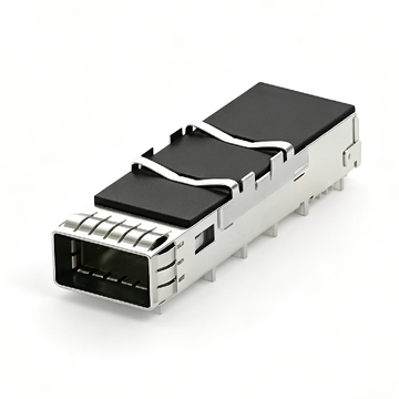 TE 2304807-2 Compatible LINK-PP 1X1 QSFP28 Cage With Heat Sink EMI Springs