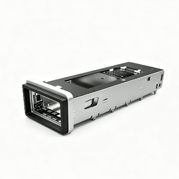 TE 2274085-1 Compatible LINK-PP 1X1 QSFP28 Cage Elastomeric Gasket Through Hole Press-Fit