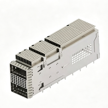 te 2391506-1 compatible link-pp 2x1 qsfp-dd cage assembly high speed data application with heat sink