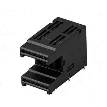 TE 2392896-1 Compatible LINK-PP 2x1 QSFP-DD Receptacle Connector 152 Positions