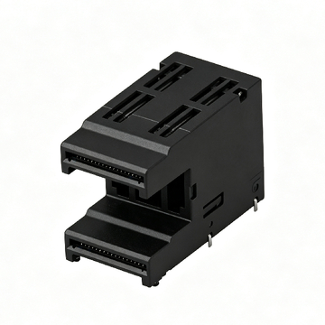te 2392896-1 compatible link-pp 2x1 qsfp-dd receptacle connector 152 positions