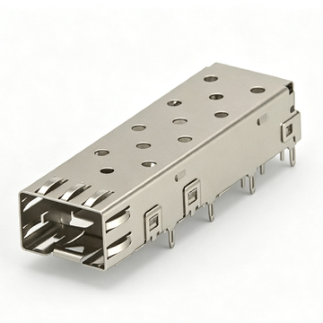 te 2227302-3 compatible link-pp lp11ac02000y reva6 sfp 1x1 cage with emi spring finger press-fit