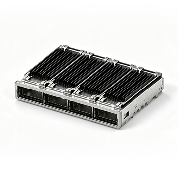 te 2170567-6 qsfp+ 1x4 cage assembly customerized heat sink