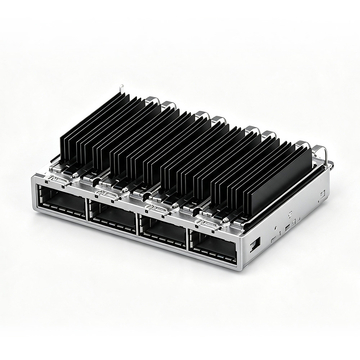 TE 2170567-7 QSFP+ 1X4 Cage Assembly Customerized Heat Sink