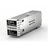 TE 1-2227669-0 Compatible LINK-PP 2x1 QSFP28 Cage with Integrated Connector Press-Fit Included Lightpipe EMI Springs thumb image 1