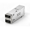TE 1-2227669-1 Compatible LINK-PP QSFP28 2x1 Cage Connector Press-Fit With Lightpipe EMI Springs thumb image 1
