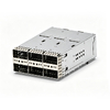 TE 1-2227671-2 Compatible LINK-PP 2x3 QSFP28 Cage & Connector 228 Positions With Lightpipe EMI Springs thumb image 1