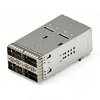 TE 2301859-7 Compatible LINK-PP 2x2 QSFP28 Cage Assembly with Integrated Connector Included Lightpipe thumb image 1