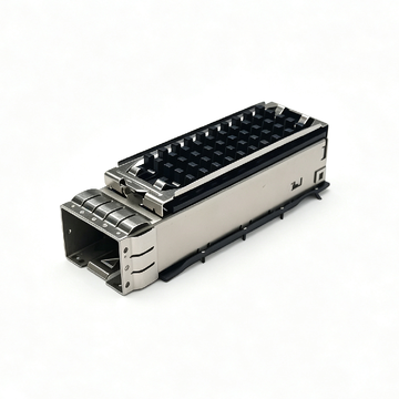 SFP28-110SP-0L Pulse Compatible LINK-PP 1x1 SFP28 Cage with Heat Sink EMI Shielded Press-Fit