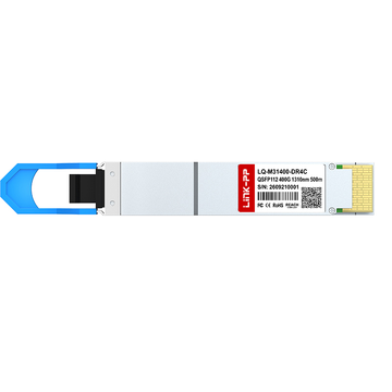 arista qsfp112-dr4-400g compatible link-pp 400g qsfp112 1310nm 500m dom mpo-12 apc smf optical transceiver module image 4