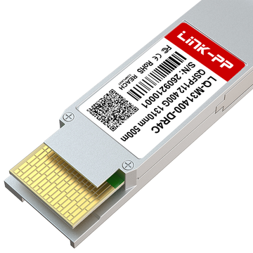 juniper qsfp112-dr4-400g compatible link-pp 400g qsfp112 1310nm 500m dom mpo-12 apc smf optical transceiver module image 5