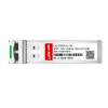 Cisco CWDM-SFP10G-1530-10-I Compatible LINK-PP 10G SFP+ CWDM 1530nm 10km Duplex LC SMF Transceiver Module (Industrial) thumb image 3
