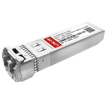 متوافق مع Dell DW-SFP10G100-22 LINK-PP وحدة إرسال واستقبال ضوئية أحادية الوضع C22 10G DWDM SFP+ 1559.79nm 100km ثنائية الاتجاه LC SMF