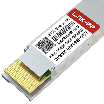 generic qdd-sr4-2x100g compatible 200g qsfp-dd 850nm 100m mpo-24 mmf transceiver module image 5