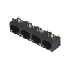 LINK-PP LPJE401-0NGNL RJ45 1X4  Jacks Without Integrated Magnetics Without Shield Tab Up Yellow/Green LED thumb image 4