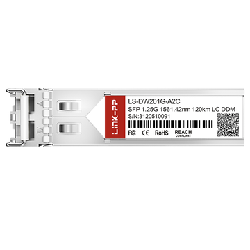 fs dw-sfp1g120-20 compatible link-pp c20 1000base-dwdm sfp 1561.42nm 120km duplex lc smf transceiver module image 3
