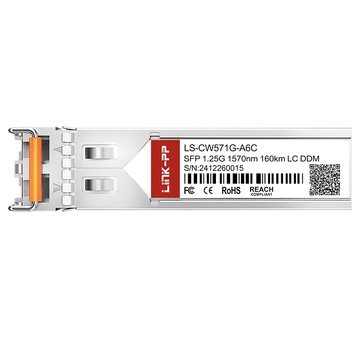 juniper cw-sfp1g160-57 compatible link-pp 1000base-cwdm sfp 1570nm 160km duplex lc smf transceiver module image 3