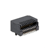 UE76A203010T Amphenol Compatible LINK-PP SFP+ Receptacle Connector Solder 20 Position Surface Mount Right Angle thumb image 1