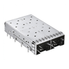 Amphenol U77A261M2071 Compatible LINK-PP LP12BC01000 REVB 1x2 SFP+ Cage Assembly Press-Fit EMI Shielded thumb image 1