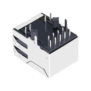 Tyco 6605444-6 Compatible LINK-PP LPJG0833G4NL 100/1000 Base-T Tab Down G&Y/G&Y Led 1 Port Industrial Cat 6 RJ45 Connectors image 4