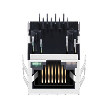 Συμβατό με Pulse J0026D21GNL LINK-PP LPJ0026A7NL 10/100 Base-T Tab Down Πράσινο&Κίτρινο/Πράσινο LED 1 Θύρα 8P8C RJ 45 Ethernet Socket εικόνα 2