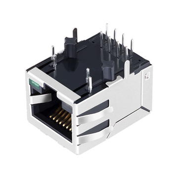 Συμβατό με Pulse J0026D21GNL LINK-PP LPJ0026A7NL 10/100 Base-T Tab Down Πράσινο&Κίτρινο/Πράσινο LED 1 Θύρα 8P8C RJ 45 Ethernet Socket εικόνα 3
