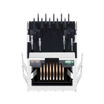 RB1-1Q9BAK1A Συμβατό LINK-PP LPJG0803A27NL 100/1000 Base-T Tab Down Green/Green&Orange LED 1 Θύρα Network RJ-45 Keystone Jack εικόνα 2