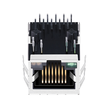 RB1-1G9BC41A Συμβατό LINK-PP LPJG0919AVNL 100/1000 Βάση-Τ Tab Down Green/Portocal&Green LED 1 Θύρα Cat6 PCB RJ45 Σύνδεση Υποδοχής εικόνα 2