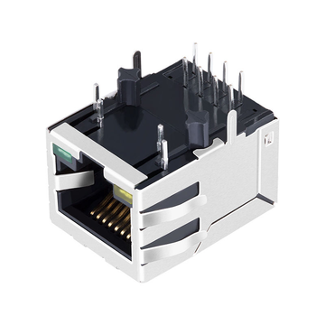 Совместимость с Halo HFJ11-2450E-LS21 LINK-PP LPJ0011AANL 10/100 Base-T Tab Down Yellow/Green Led 1 Port Magjack ICM RJ45 Connector image 3
