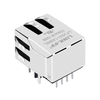 LPJ0011ABNL ขั้วต่อ RJ45 Magjack 10/100 Base-T แบบแท็บลง สีเขียว/เหลือง พร้อมไฟ LED มุมฉาก 8 พิน (ภาพประกอบ 5)