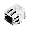 Bothhand NU1S516-434LF Compatible LINK-PP LPJ0025AENL 10/100 Base-T Tab Down Green/Yellow Led 1x1 Port 8P8C RJ45 with Integrated Magnetics thumb image 1