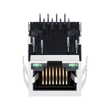 Pulse J0048D21M Compatibel LINK-PP LPJ0048AFNL 10/100 Base-T Tab Down Groen/Groene LED 1 poort Ethernet geïntegreerde RJ45 FastJacks afbeelding 2