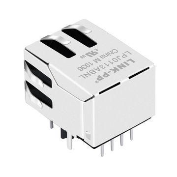 Συμβατό με Pulse J00-0066NL LINK-PP LPJ0113ABNL 100 Base-T RJ45 με Μετασχηματιστή Modular Jack Tab Down Πράσινο/Κίτρινο LED εικόνα 5