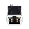 Halo HFJ11-S101E-S1LS21RL Compatible LINK-PP LPJ0215AANL 100 Base-T Single Port Connector Lan RJ45 Female Jack Tab Down Yellow/Green Led thumb image 2