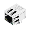 Halo HFJ11-S101E-S1LS21RL Compatible LINK-PP LPJ0215AANL 100 Base-T Single Port Connector Lan RJ45 Female Jack Tab Down Yellow/Green Led thumb image 1
