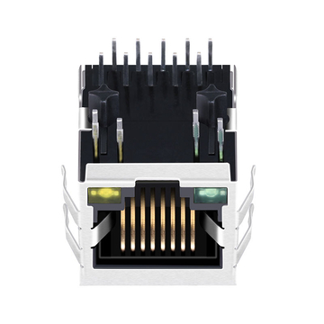 Pulse JD0-0004NL Compatibel LINK-PP LPJ0277AHNL 10/100 Base-T Tab Down Groen/Gele LED Enkele poort Ethernet LAN RJ45 PoE-connector afbeelding 2