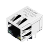 Compatível com pulso JD0-0004NL LINK-PP LPJ0277AHNL 10/100 Base-T guia para baixo LED verde/amarelo de porta única Ethernet Lan RJ45 POE conector imagem do polegar 1